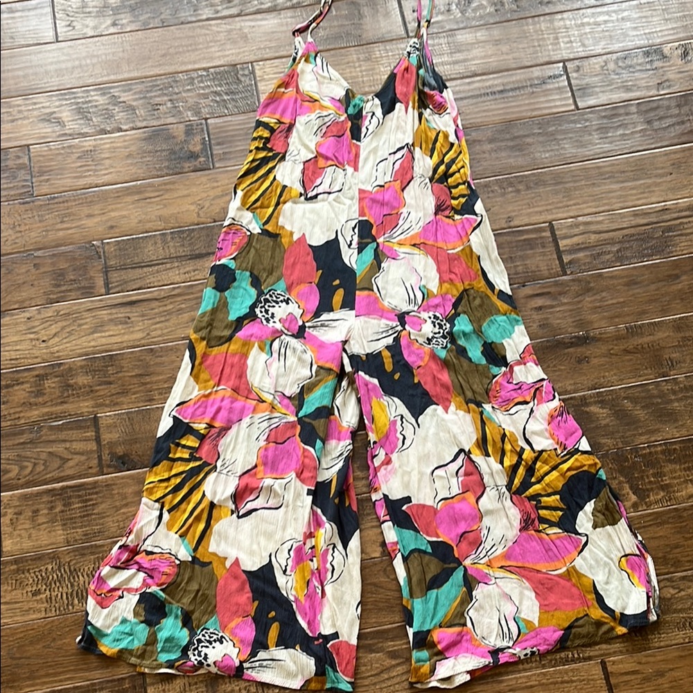 Billabong Colorful Floral Jumpsuit